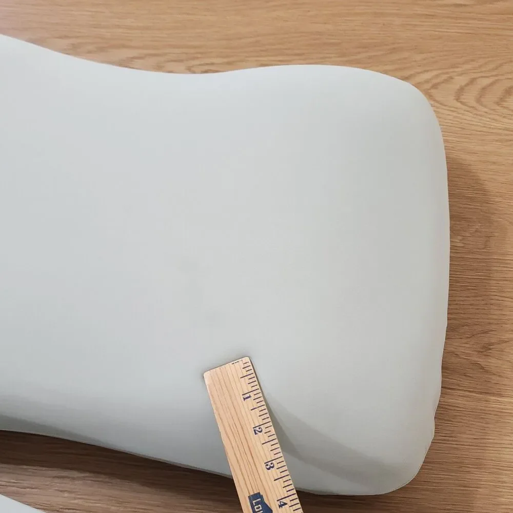 Cushion Lab Deep Sleep Pillow Patented Ergonomic Contour Design Back (Lot Of 2)